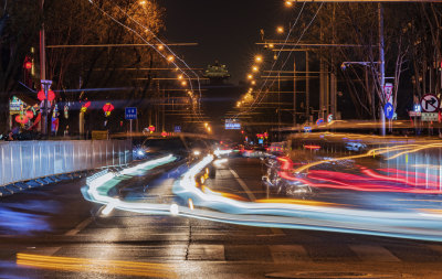 北京中轴线夜景