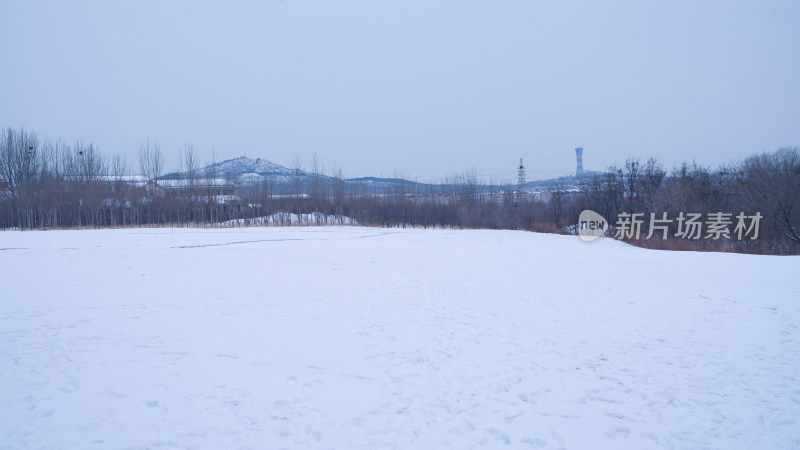 花山公园雪景