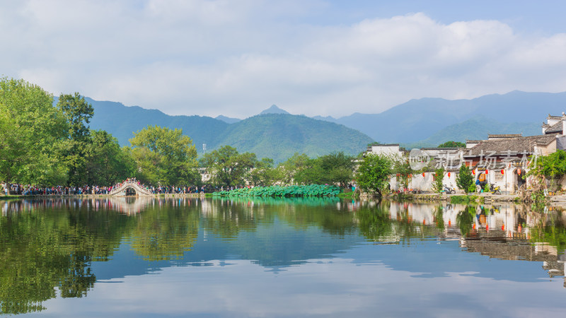 安徽宏村秋天风景