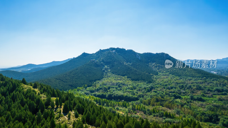 青山青州云门山远景航拍