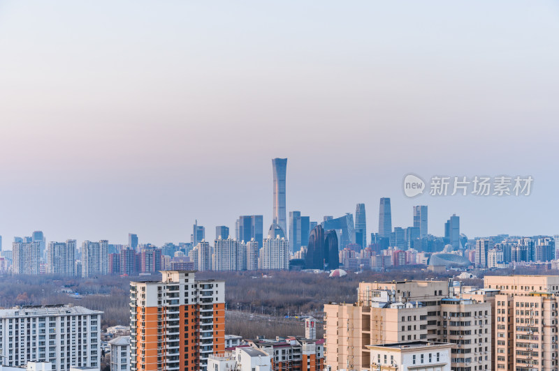中国北京国贸CBD建筑群