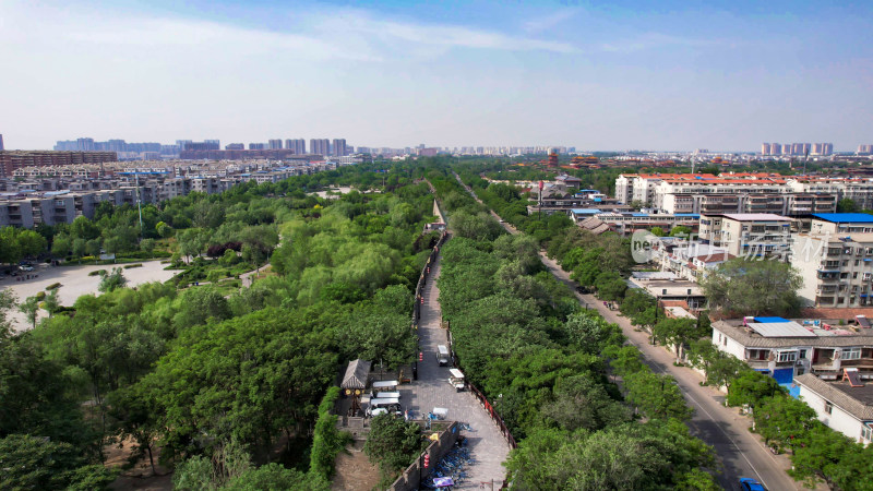 河南省开封市城市风光旅游景区