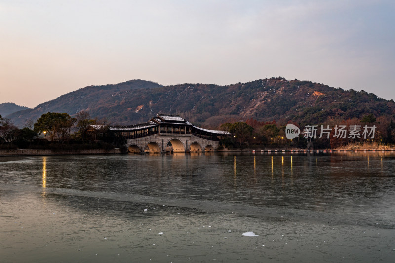 无锡长广溪石塘桥景点景观