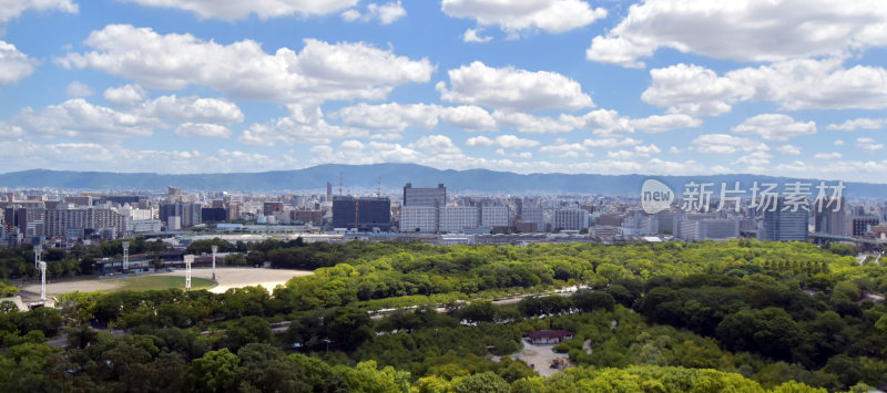 大阪城市风景