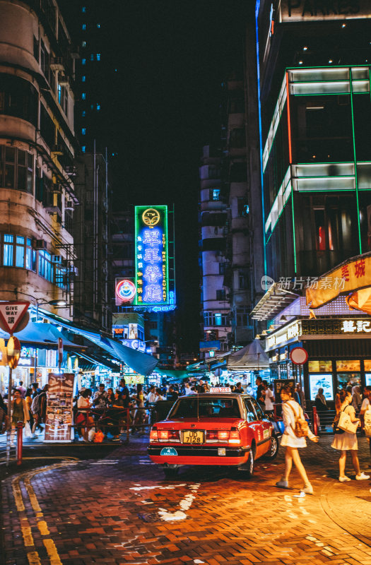 香港城市夜景风光