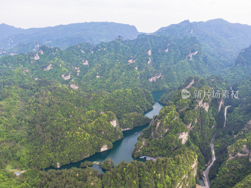 湖南张家界武陵源5a景区航拍