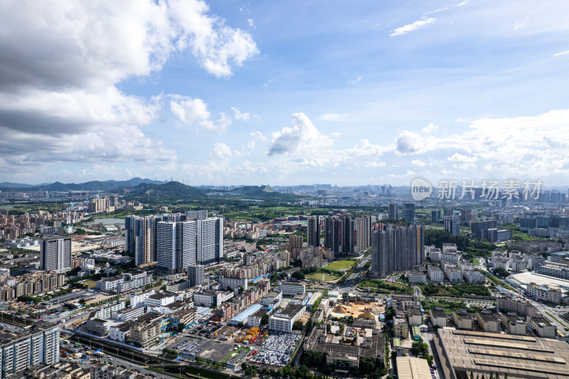 深圳市光明区公明街道城市航拍