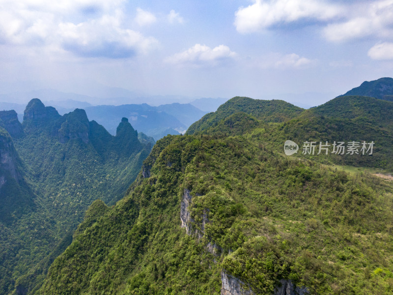 祖国壮丽山河湖南张家界风光航拍摄影图