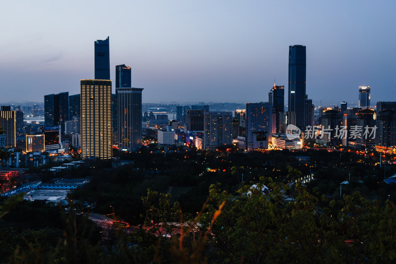 大连市区城景夜景