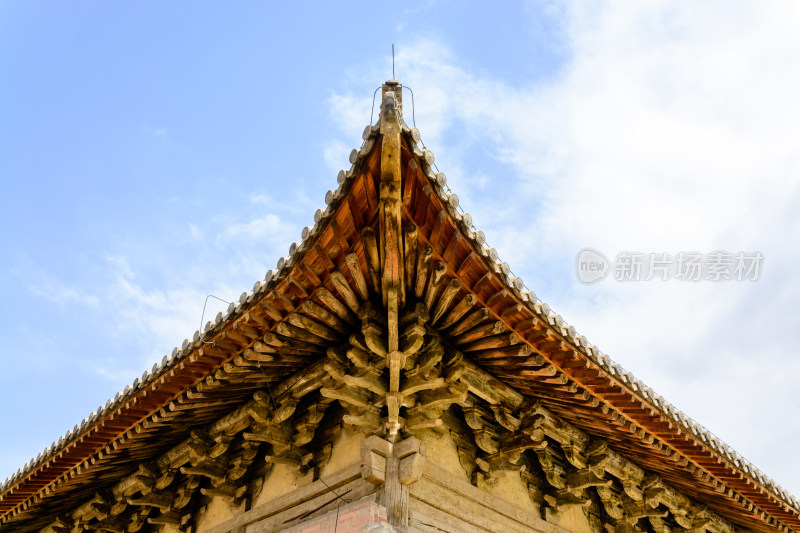 河北蔚县蔚州古城灵岩寺檐角-DSC_9576