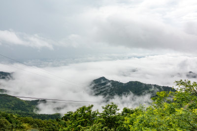 南岳衡山云雾缭绕