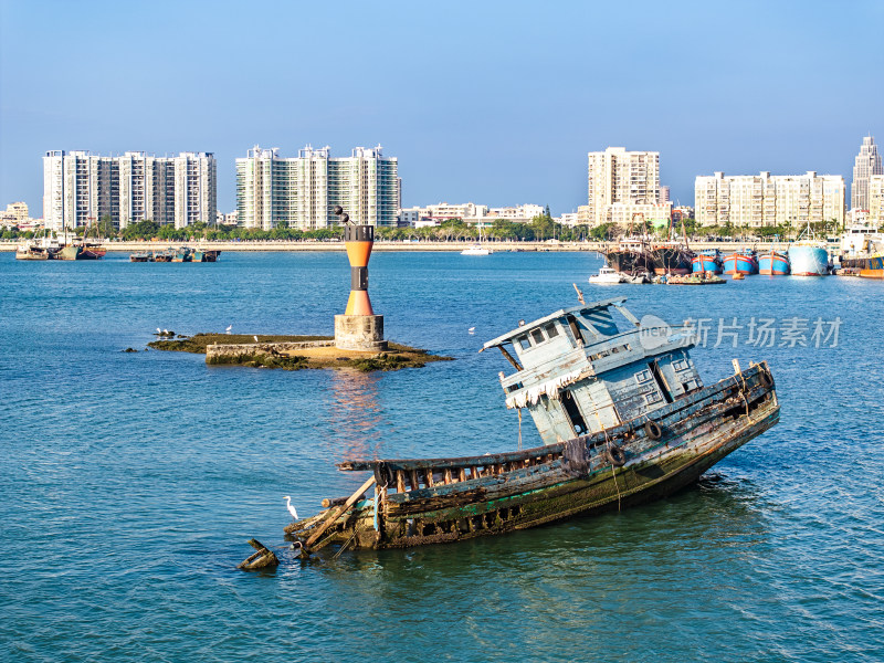 中国广东省汕尾市城区滨海渔港