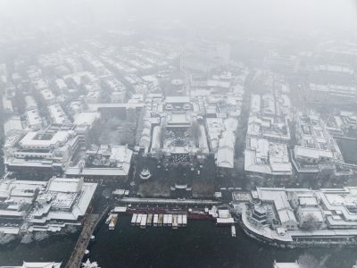 南京夫子庙雪景