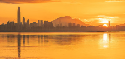 深圳湾日出