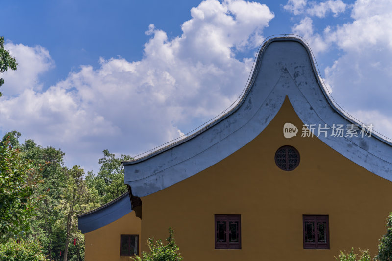 杭州西湖三天竺法镜寺古建筑风景