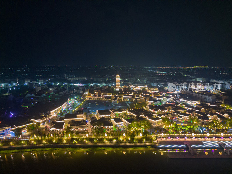 江西抚州抚州文昌里历史文化街区夜景