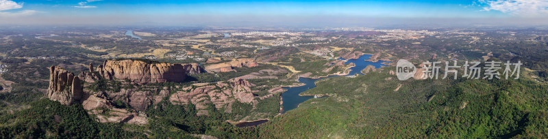 上饶龟山5A景区航拍全景图