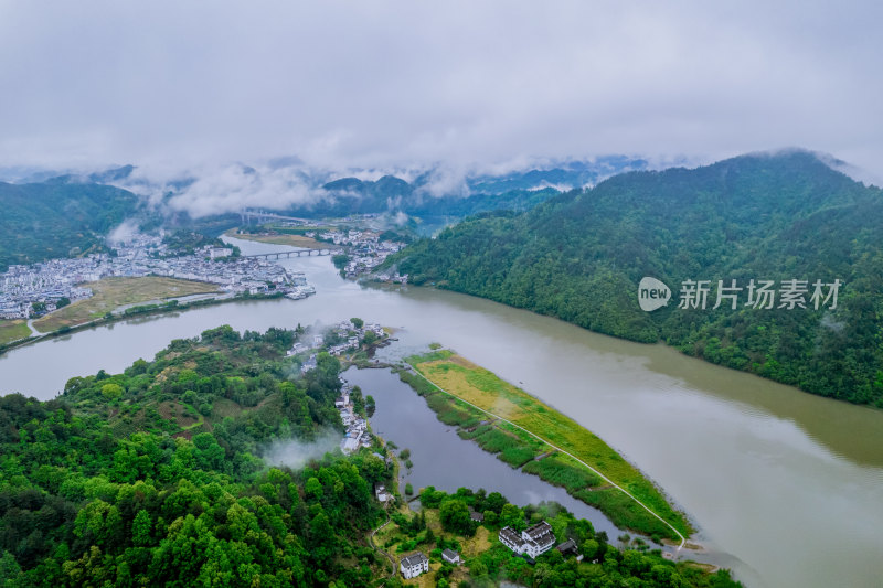 春日的新安江山水画廊风光