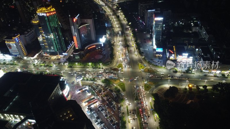 广东东莞：大朗镇夜景