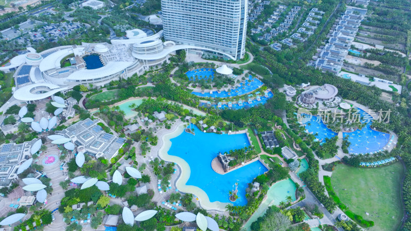 海南亚特兰蒂斯七星酒店航拍