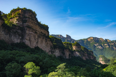 太行山山脉高山自然风景