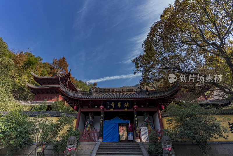 杭州千年古刹法华寺古建筑