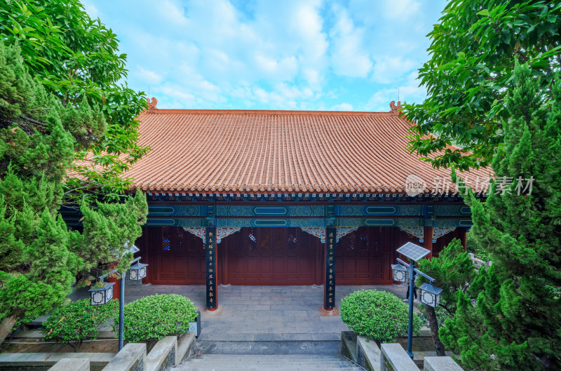 广州南沙天后宫旅游景区中式传统古建筑