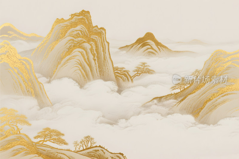 中国风意境山水画