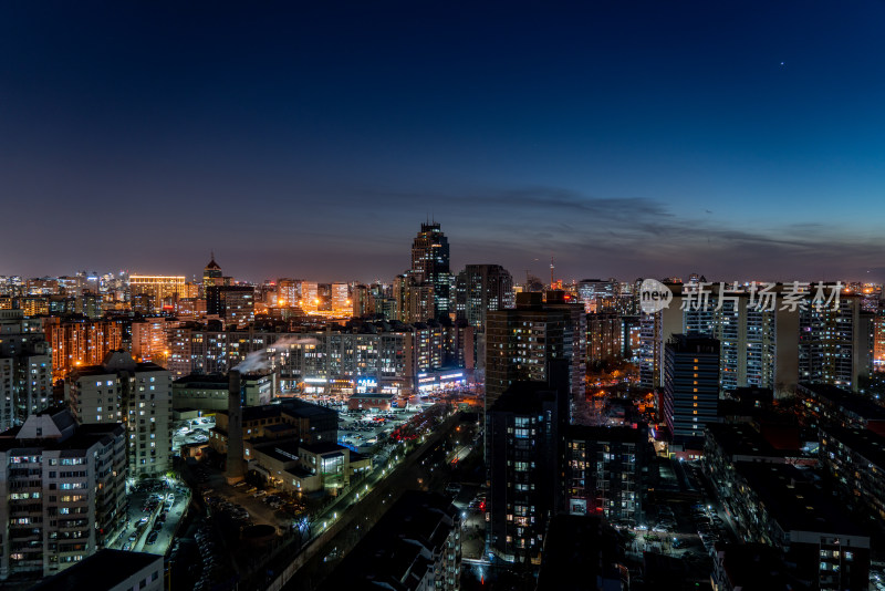 北京国贸CBD夜景