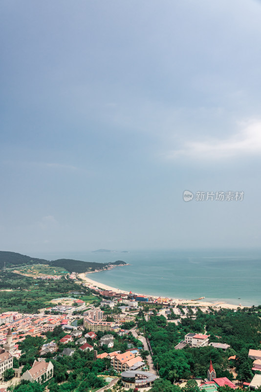 中国山东青岛崂山区海岸线