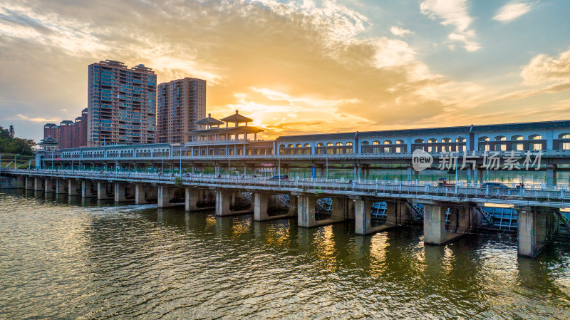 湖北省随州市涢水河府河上的舜井大桥