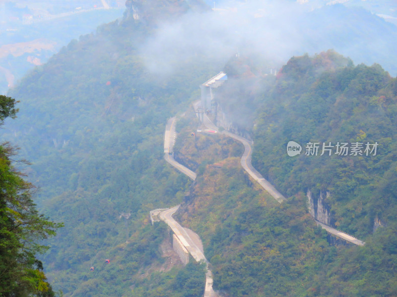 张家界天门山旅游风光