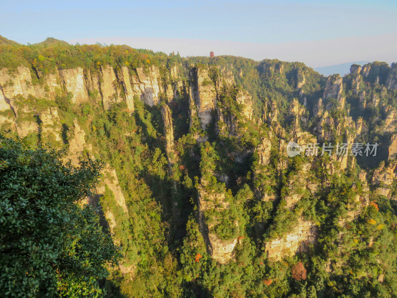 中国湖南张家界国家森林公园旅游风光