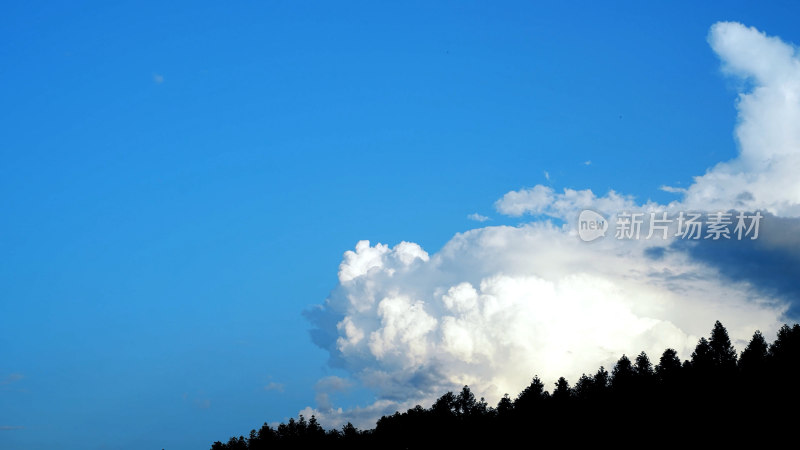 天空云朵照片蓝天白云延时夏天唯美天空云层