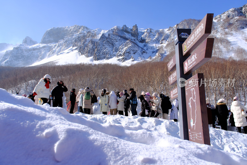 长白山冬日旅游旺季