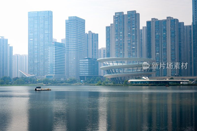 长沙梅溪湖公园 梅溪湖城市岛