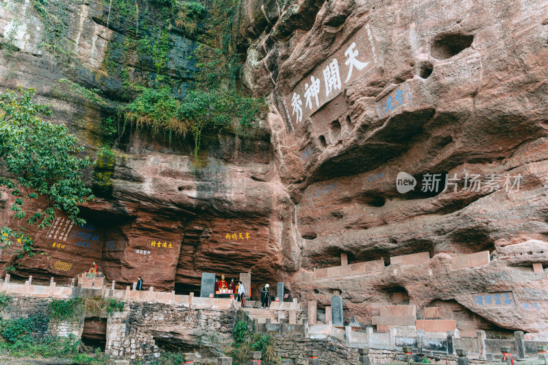 黄山市道教齐云山景区风光