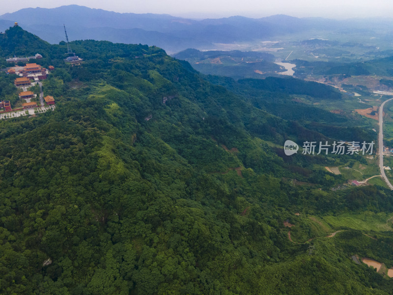 湖南靖州飞山4a景区航拍摄影图