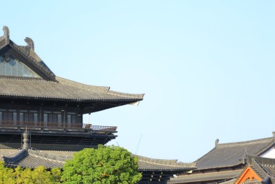 中式古建筑屋顶风景