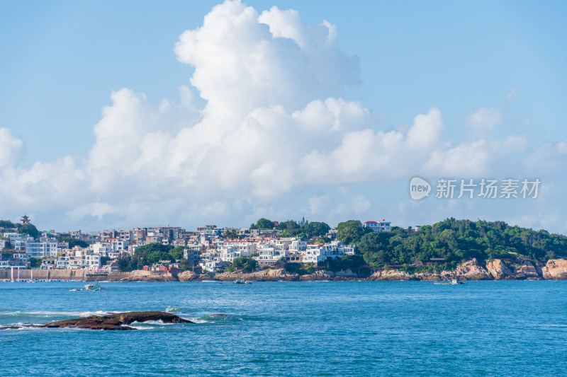 东山岛海滨城市沿海风光