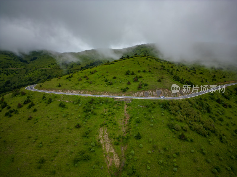 祖国大好河山湖北神农架 A景区航拍摄影图