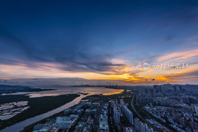 深圳湾方向大湾区