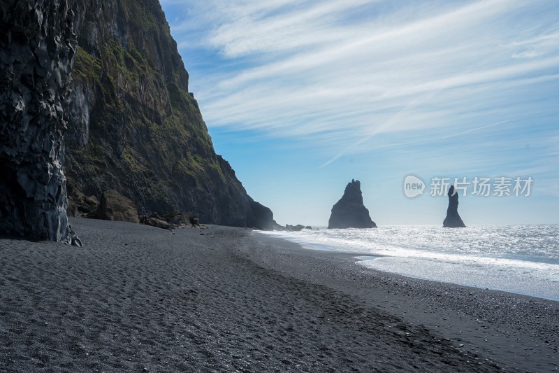 冰岛，维克黑沙滩Reynisfjara