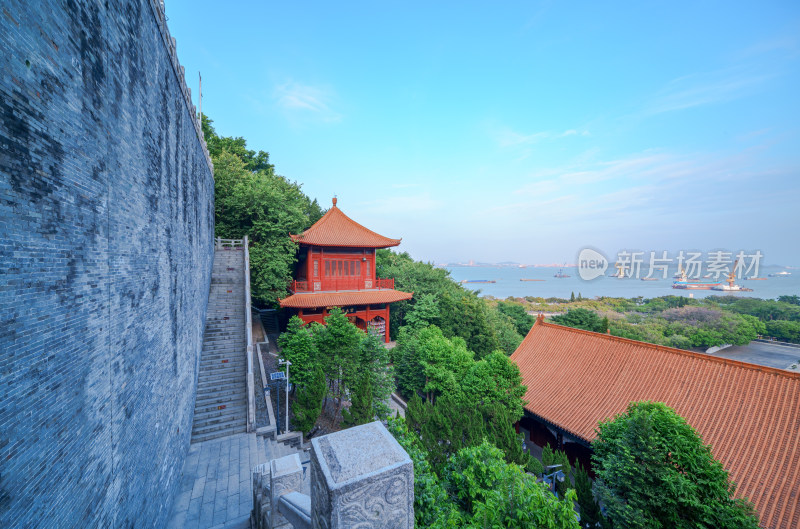 广州南沙天后宫旅游景区中式传统古建筑