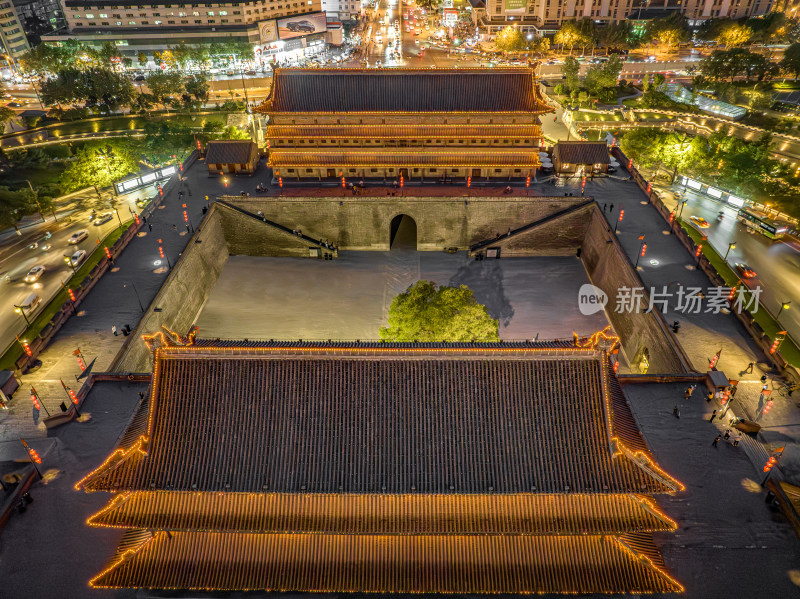 西安安定门夜景