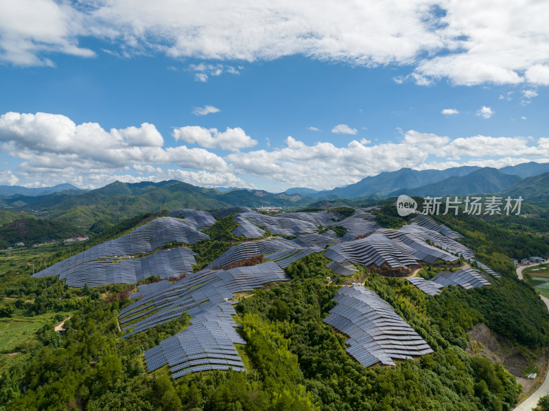 太阳能发电站新能源光伏发电基地