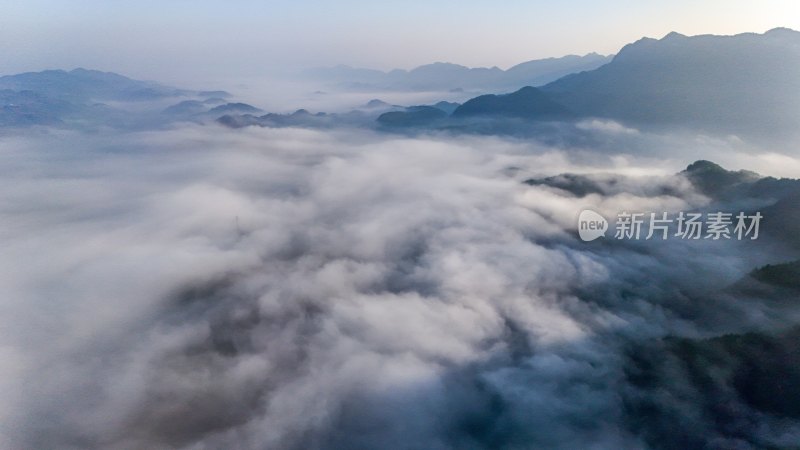 贵州沿河：红花盖下雾正浓