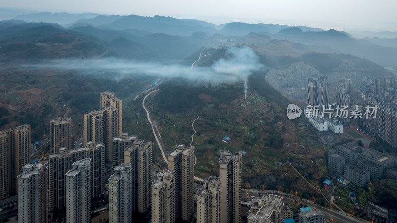 湘西吉首城市航拍