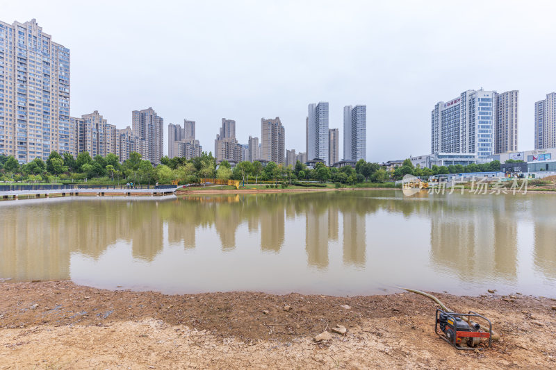 武汉江夏区韵湖湿地公园风景