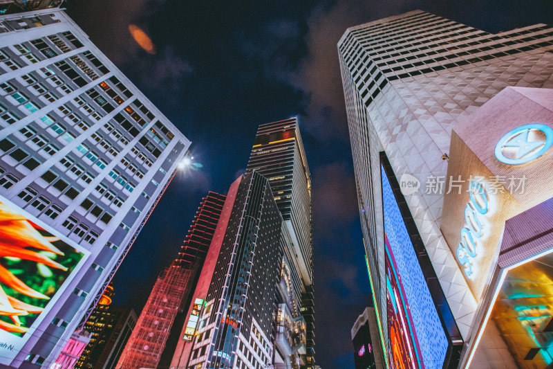 香港城市夜景风光